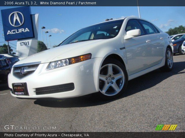 2006 Acura TL 3.2 in White Diamond Pearl