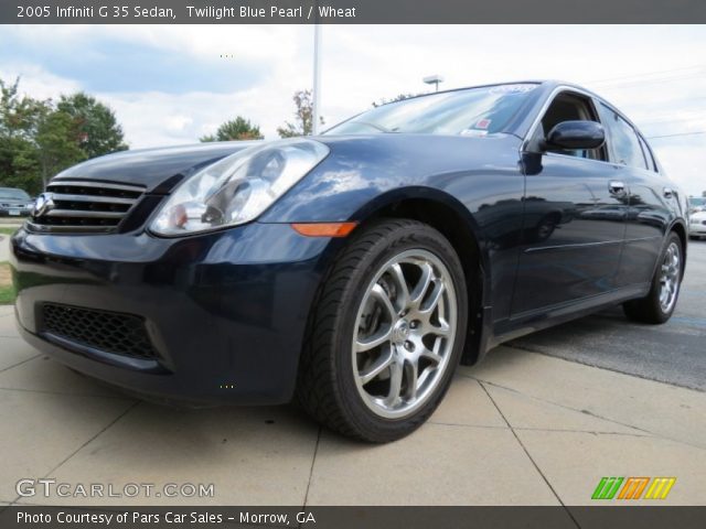 2005 Infiniti G 35 Sedan in Twilight Blue Pearl