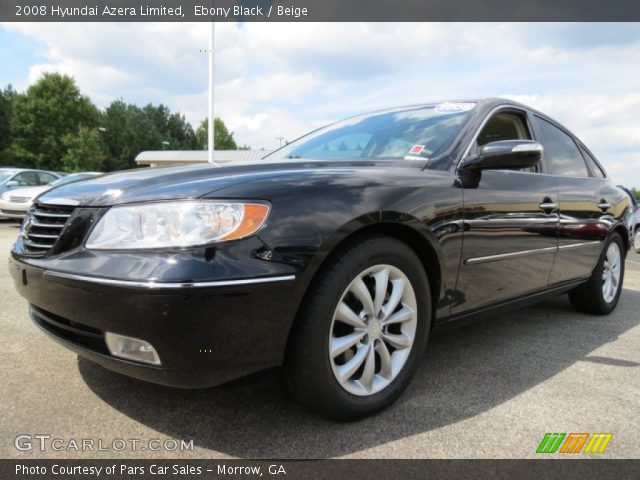 2008 Hyundai Azera Limited in Ebony Black