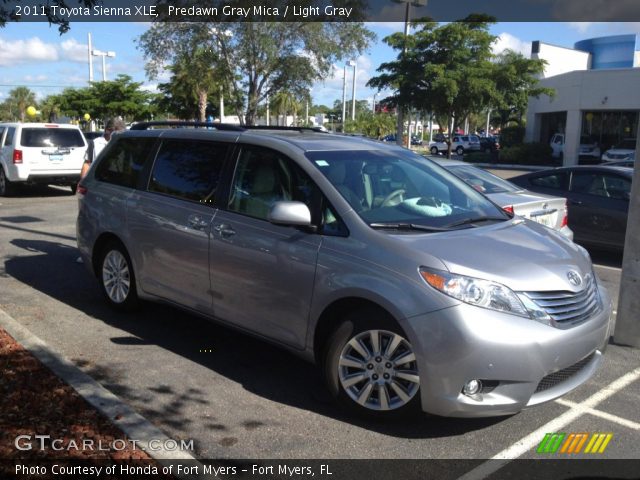 2011 Toyota Sienna XLE in Predawn Gray Mica