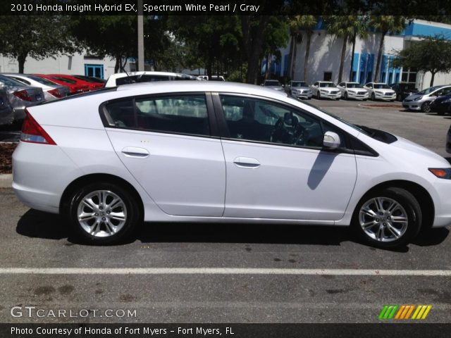 2010 Honda Insight Hybrid EX in Spectrum White Pearl