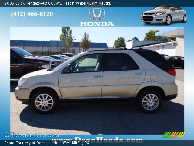 2005 Buick Rendezvous CX AWD in Frost White