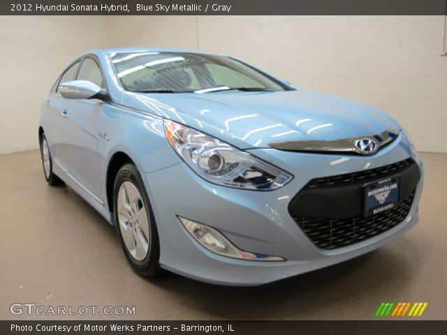 2012 Hyundai Sonata Hybrid in Blue Sky Metallic