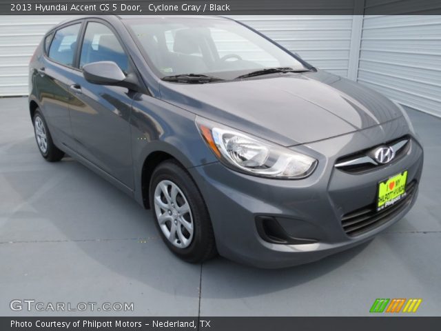 2013 Hyundai Accent GS 5 Door in Cyclone Gray