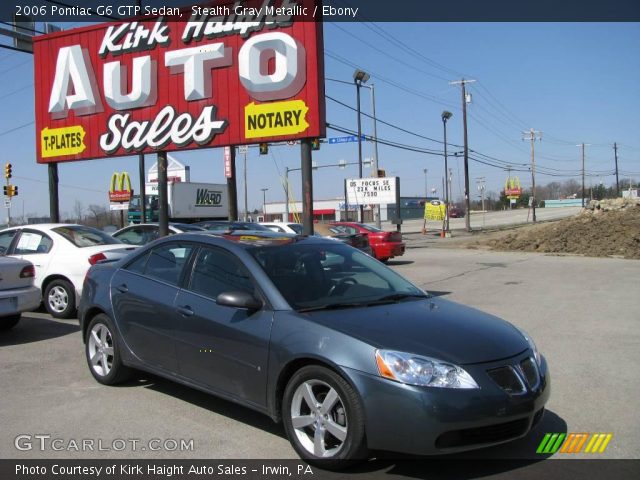 2006 Pontiac G6 GTP Sedan in Stealth Gray Metallic