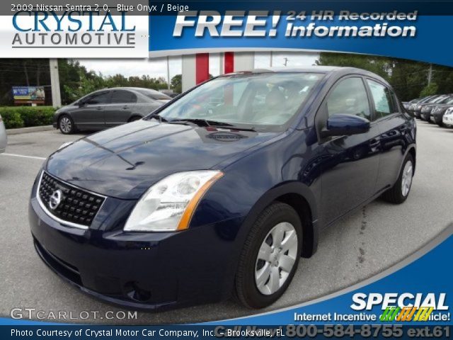 2009 Nissan Sentra 2.0 in Blue Onyx