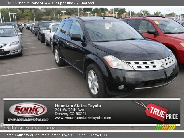 2004 Nissan Murano SE AWD in Super Black