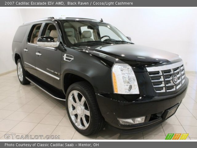 2007 Cadillac Escalade ESV AWD in Black Raven