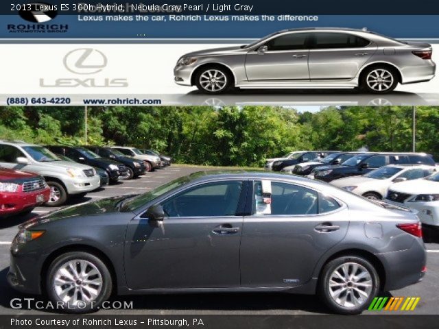 2013 Lexus ES 300h Hybrid in Nebula Gray Pearl