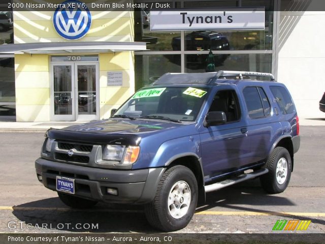 2000 Nissan Xterra XE V6 in Denim Blue Metallic