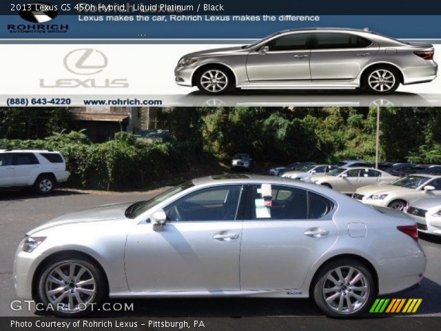2013 Lexus GS 450h Hybrid in Liquid Platinum