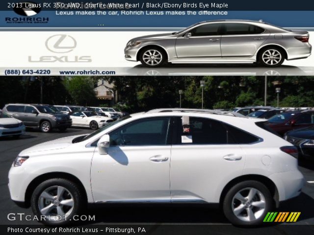 2013 Lexus RX 350 AWD in Starfire White Pearl