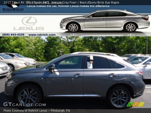 2013 Lexus RX 350 F Sport AWD in Nebula Gray Pearl