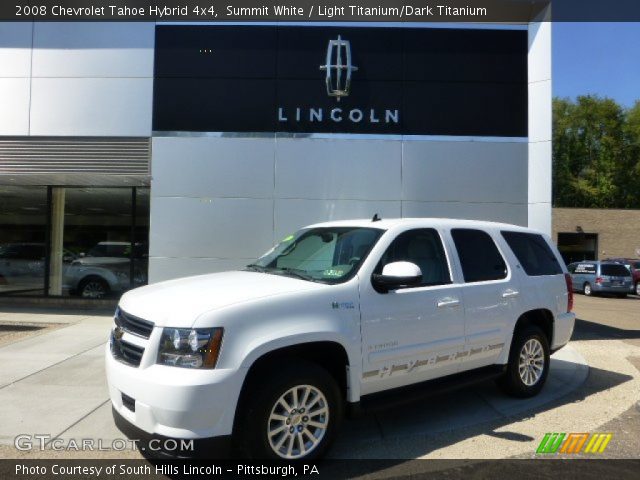 2008 Chevrolet Tahoe Hybrid 4x4 in Summit White