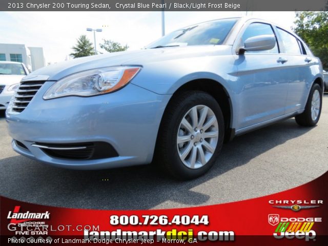 2013 Chrysler 200 Touring Sedan in Crystal Blue Pearl