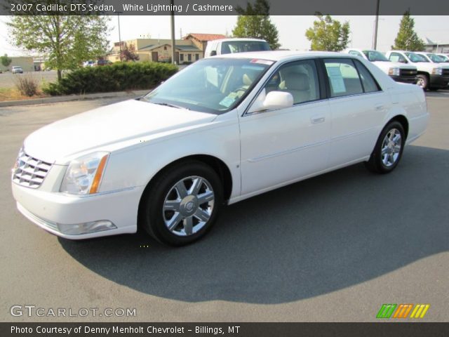 2007 Cadillac DTS Sedan in White Lightning
