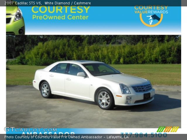 2007 Cadillac STS V6 in White Diamond