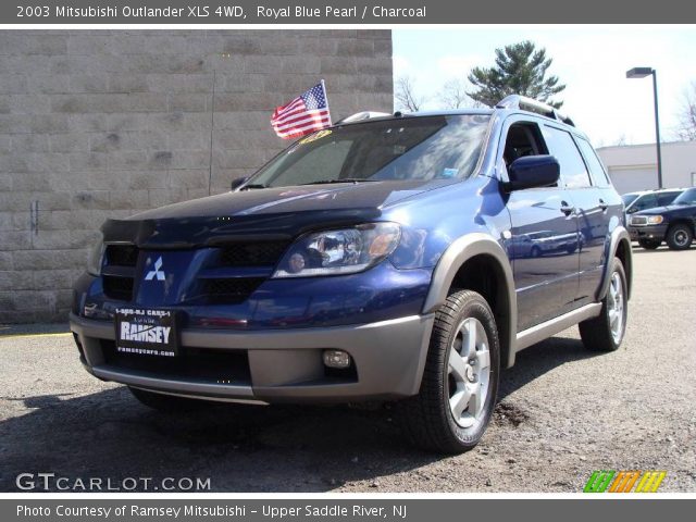 2003 Mitsubishi Outlander XLS 4WD in Royal Blue Pearl
