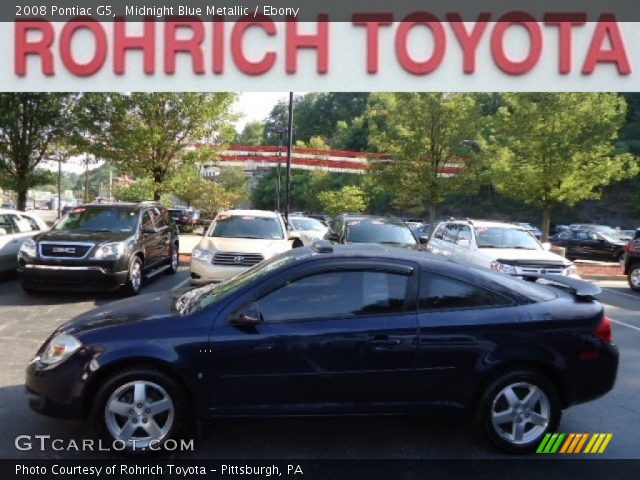 2008 Pontiac G5  in Midnight Blue Metallic
