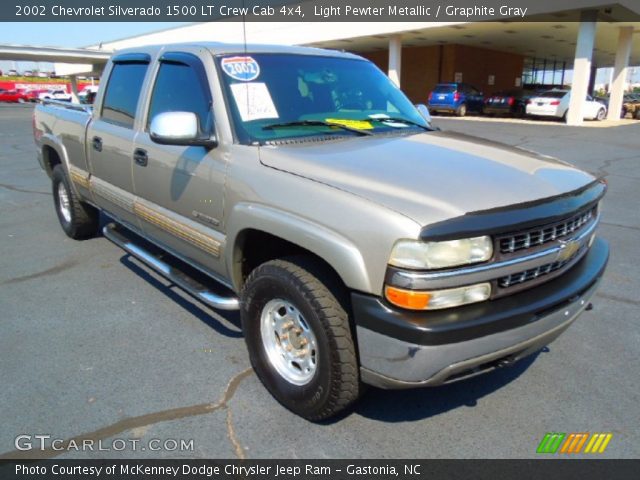 2002 Chevrolet Silverado 1500 LT Crew Cab 4x4 in Light Pewter Metallic