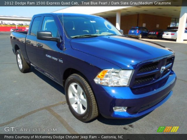 2012 Dodge Ram 1500 Express Quad Cab in True Blue Pearl