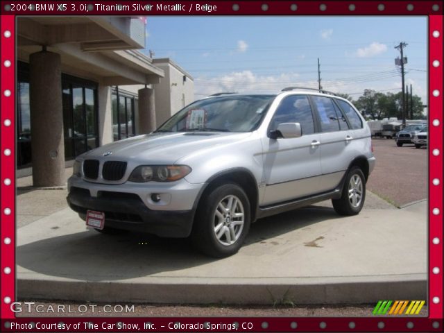 2004 BMW X5 3.0i in Titanium Silver Metallic