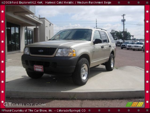 2003 Ford Explorer XLS 4x4 in Harvest Gold Metallic