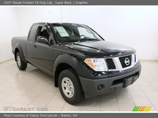 2007 Nissan Frontier XE King Cab in Super Black