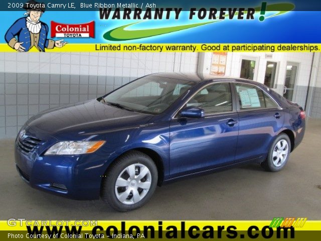 2009 Toyota Camry LE in Blue Ribbon Metallic