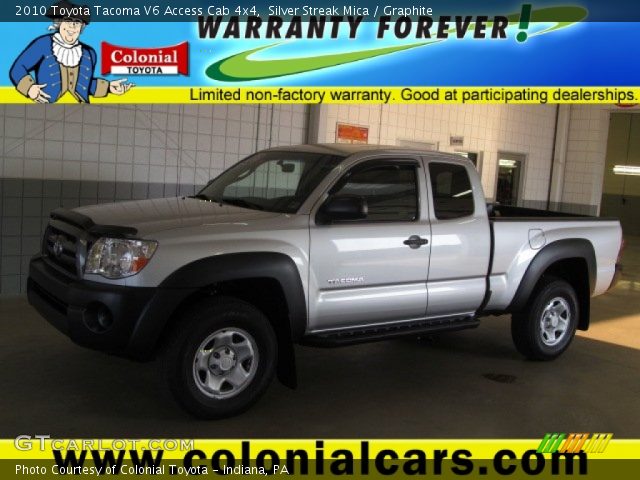 2010 Toyota Tacoma V6 Access Cab 4x4 in Silver Streak Mica