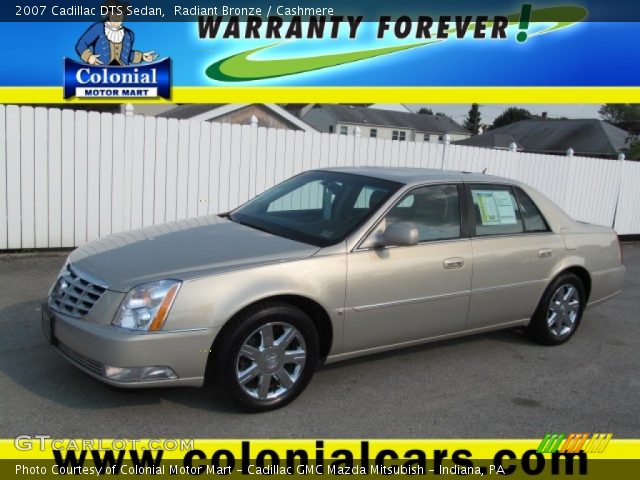 2007 Cadillac DTS Sedan in Radiant Bronze