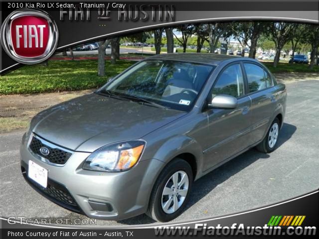 2010 Kia Rio LX Sedan in Titanium