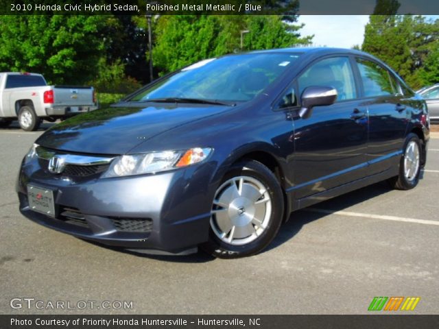 2010 Honda Civic Hybrid Sedan in Polished Metal Metallic