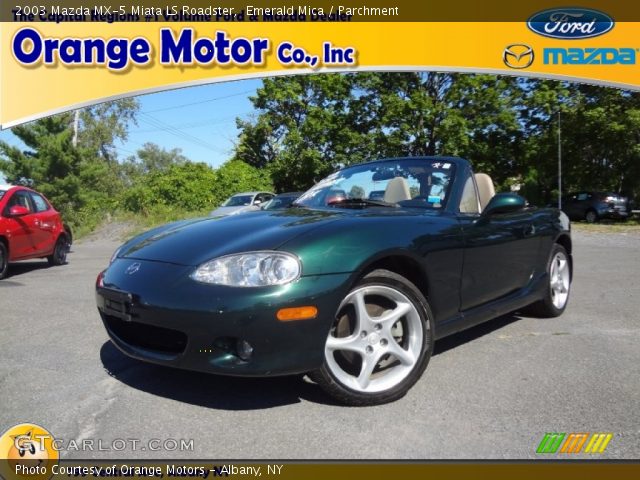 2003 Mazda MX-5 Miata LS Roadster in Emerald Mica