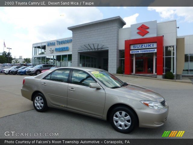 2003 Toyota Camry LE in Desert Sand Mica