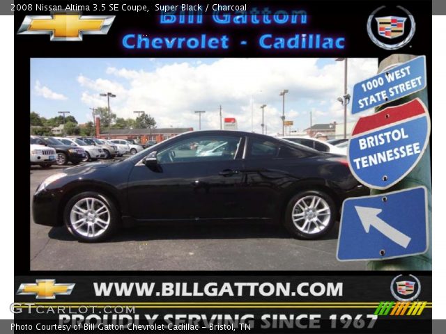 2008 Nissan Altima 3.5 SE Coupe in Super Black