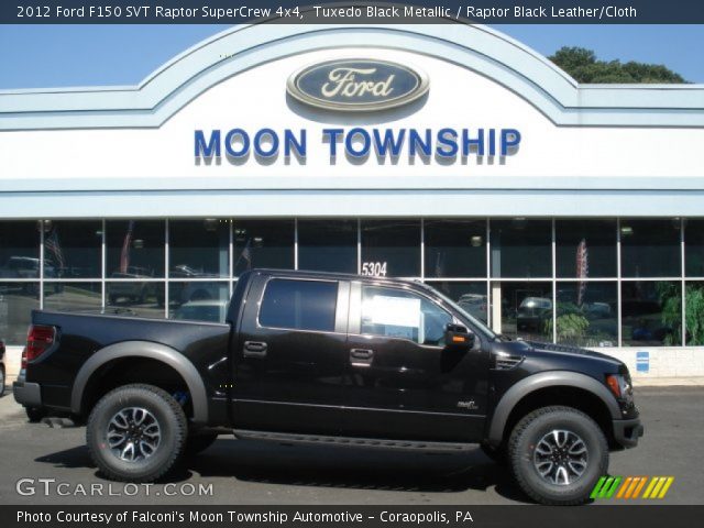 2012 Ford F150 SVT Raptor SuperCrew 4x4 in Tuxedo Black Metallic