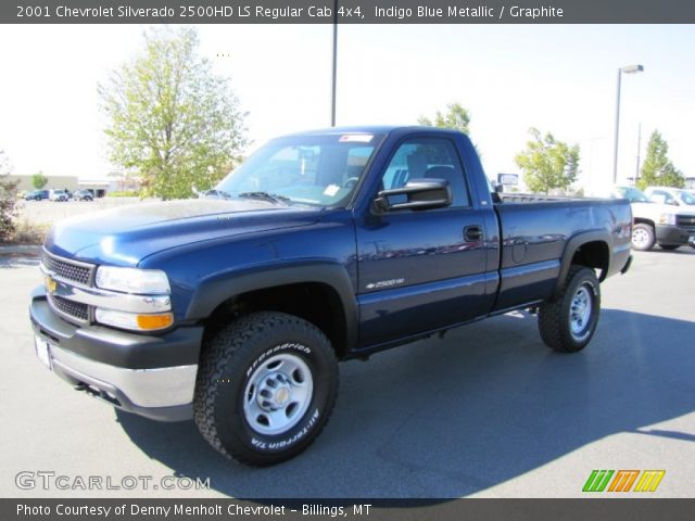 2001 Chevrolet Silverado 2500HD LS Regular Cab 4x4 in Indigo Blue Metallic