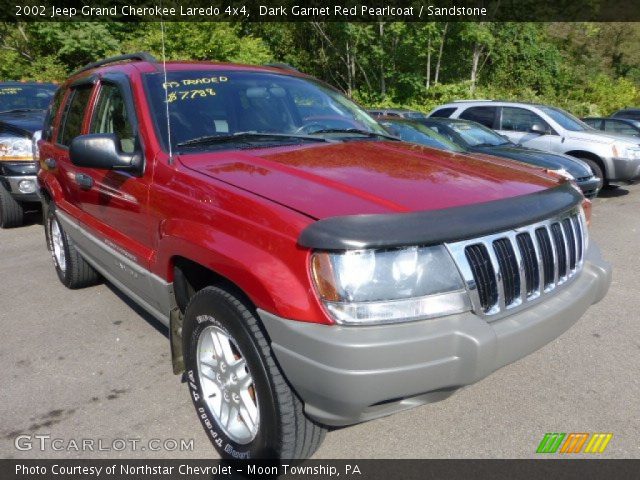 2002 Jeep Grand Cherokee Laredo 4x4 in Dark Garnet Red Pearlcoat