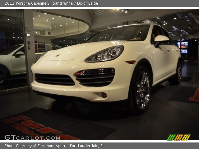 2012 Porsche Cayenne S in Sand White