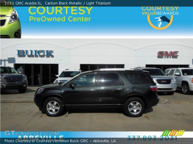 2011 GMC Acadia SL in Carbon Black Metallic