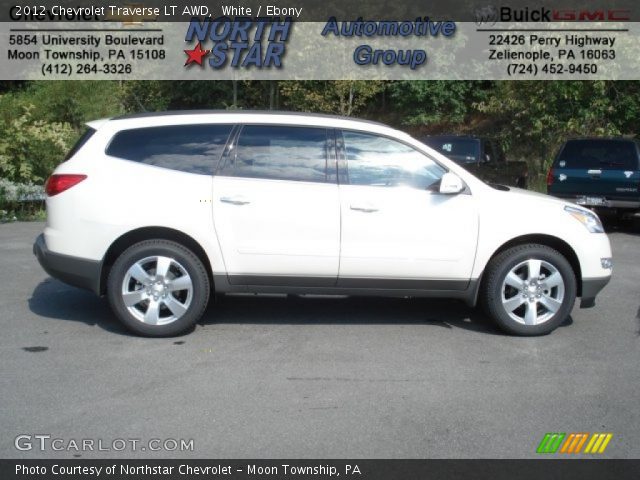 2012 Chevrolet Traverse LT AWD in White