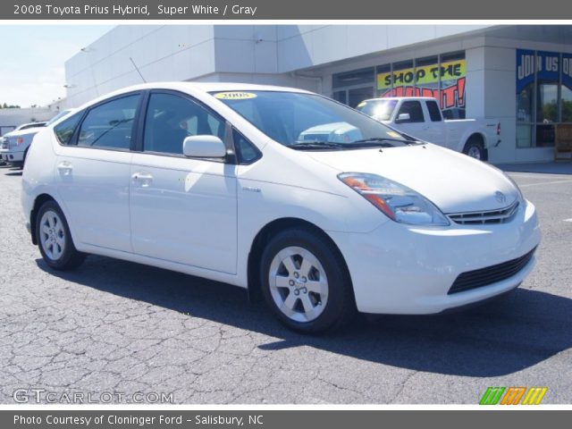 2008 Toyota Prius Hybrid in Super White