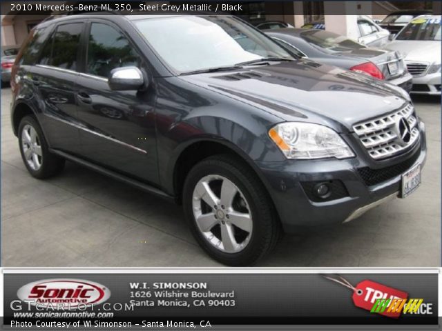 2010 Mercedes-Benz ML 350 in Steel Grey Metallic