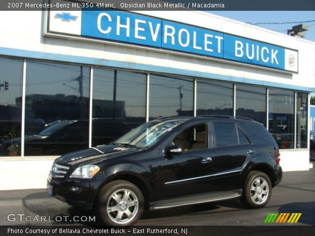 2007 Mercedes-Benz ML 350 4Matic in Obsidian Black Metallic