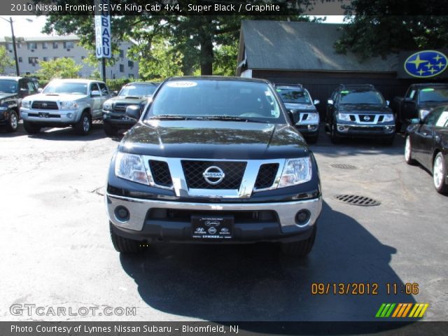 2010 Nissan Frontier SE V6 King Cab 4x4 in Super Black