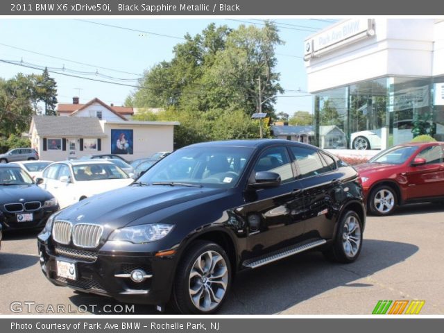 2011 BMW X6 xDrive50i in Black Sapphire Metallic