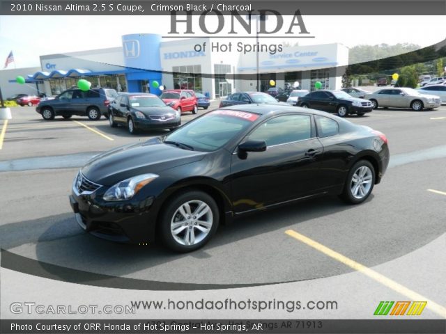 2010 Nissan Altima 2.5 S Coupe in Crimson Black