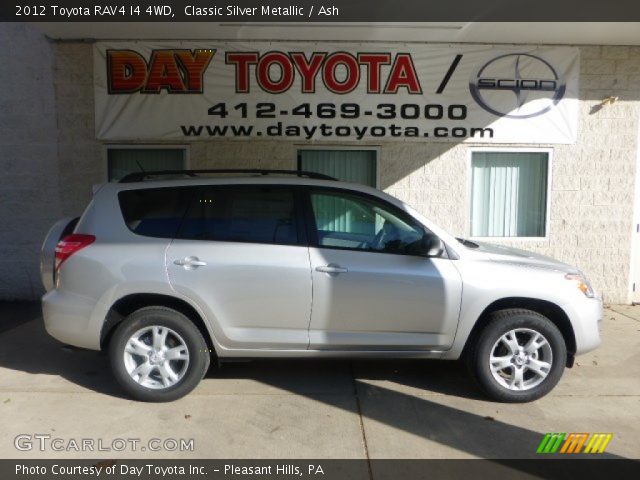 2012 Toyota RAV4 I4 4WD in Classic Silver Metallic