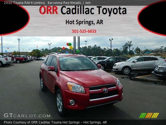 2012 Toyota RAV4 Limited in Barcelona Red Metallic